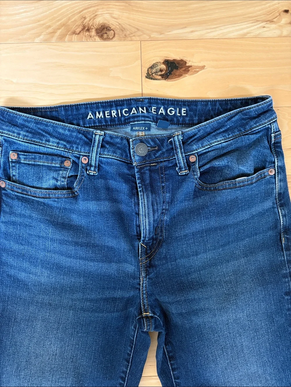 Men’s American Eagle Dark Wash AirFlex Jeans - Blue Size 31 X 32